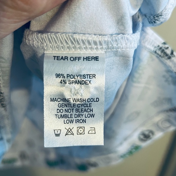 Style Driver | Classic Blue Patterned Polo Shirt | Size XL - Picture 4 of 5